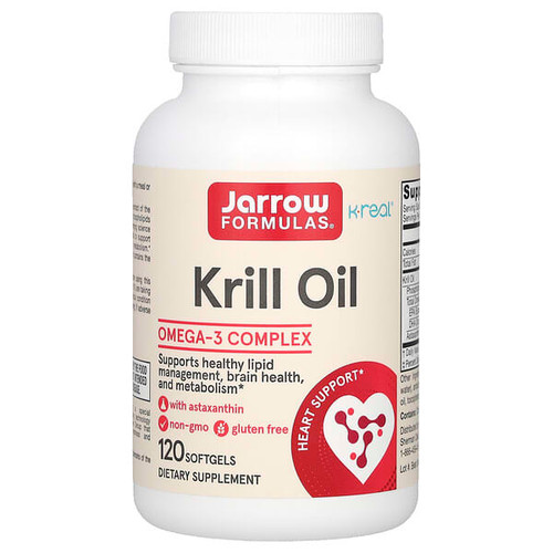 <img alt="Jarrow Formulas, Krill Oil, 120 Softgels (600 mg per Softgel)" title="Jarrow Formulas, Krill Oil, 120 Softgels (600 mg per Softgel),790011160588"