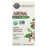 <img alt="Garden of Life, Organics, Adrenal, Daily Balance, 120 Vegan Tablets" title="Garden of Life, Organics, Adrenal, Daily Balance, 120 Vegan Tablets,658010121866"