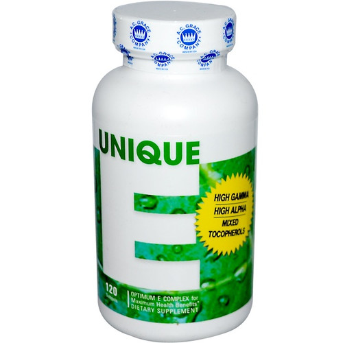 <img alt="A.C. Grace Company, Unique E, 120 Softgels" title="A.C. Grace Company, Unique E, 120 Softgels,894612001100"