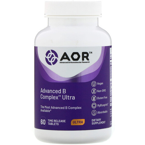 <img alt="Advanced Orthomolecular Research AOR, Advanced B Complex Ultra, 60 Time Release Tablets" title="Advanced Orthomolecular Research AOR, Advanced B Complex Ultra, 60 Time Release Tablets,624917080018"