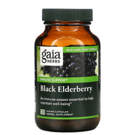 <img alt="Gaia Herbs, Black Elderberry, 120 Vegan Capsules" title="Gaia Herbs, Black Elderberry, 120 Vegan Capsules,751063150613"
