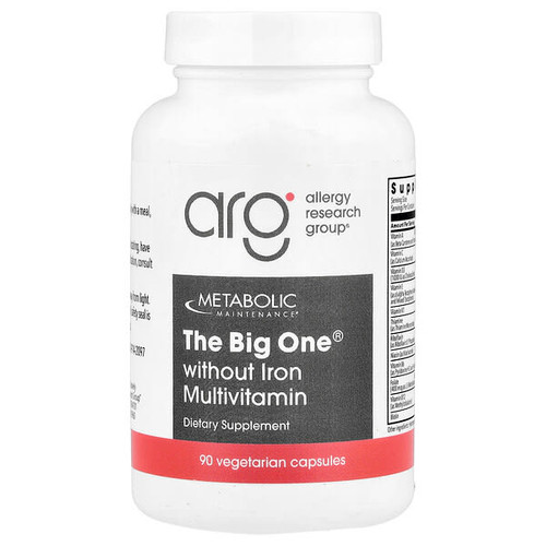 <img alt="Metabolic Maintenance, The Big One without Iron Multivitamin, 90 Vegetarian Capsules" title="Metabolic Maintenance, The Big One without Iron Multivitamin, 90 Vegetarian Capsules,838287005209"