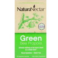 <img alt="NaturaNectar, Green Bee Propolis, 60 Vegetable Capsules" title="NaturaNectar, Green Bee Propolis, 60 Vegetable Capsules,837654326541"