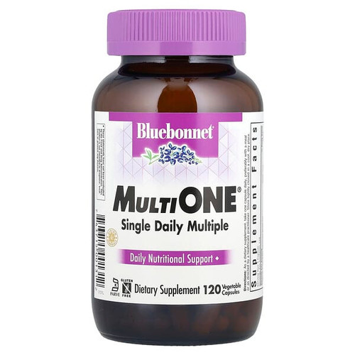 <img alt="Bluebonnet Nutrition, MultiONE, Single Daily Multiple, 120 Vegetable Capsules" title="Bluebonnet Nutrition, MultiONE, Single Daily Multiple, 120 Vegetable Capsules,743715001312"