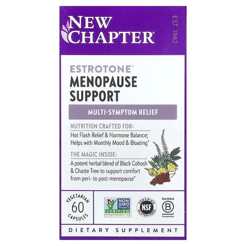 <img alt="New Chapter, Estrotone, Menopause Support, 60 Vegetarian Capsules" title="New Chapter, Estrotone, Menopause Support, 60 Vegetarian Capsules,727783900661"