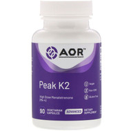 <img alt="Advanced Orthomolecular Research AOR, Peak K2, 90 Vegetarian Capsules" title="Advanced Orthomolecular Research AOR, Peak K2, 90 Vegetarian Capsules,624917080070"