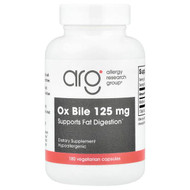<img alt="Allergy Research Group, Ox Bile, 125 mg, 180 Vegetarian Capsules" title="Allergy Research Group, Ox Bile, 125 mg, 180 Vegetarian Capsules,713947763708"