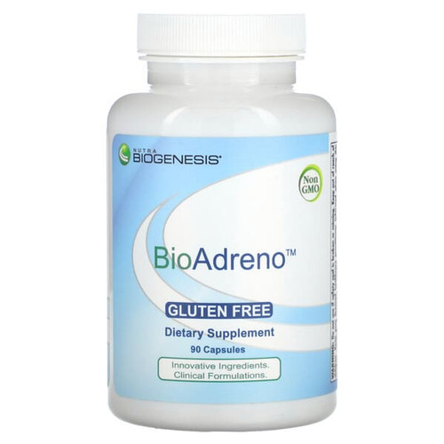 <img alt="Nutra BioGenesis, BioAdreno, 90 Capsules" title="Nutra BioGenesis, BioAdreno, 90 Capsules,812806102051"