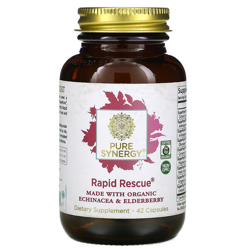 <img alt="The Synergy Company, Rapid Rescue, 42 Organic Capsules" title="The Synergy Company, Rapid Rescue, 42 Organic Capsules,852971004712"
