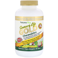 <img alt="Natures Plus, Source of Life, Gold Chewables, Delicious Tropical Fruit Flavor, 90 Tablets" title="Natures Plus, Source of Life, Gold Chewables, Delicious Tropical Fruit Flavor, 90 Tablets,097467307193"