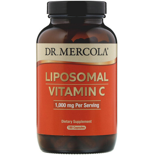 <img alt="Dr. Mercola, Liposomal Vitamin C, 1,000 mg, 180 Capsules" title="Dr. Mercola, Liposomal Vitamin C, 1,000 mg, 180 Capsules,813006015592"