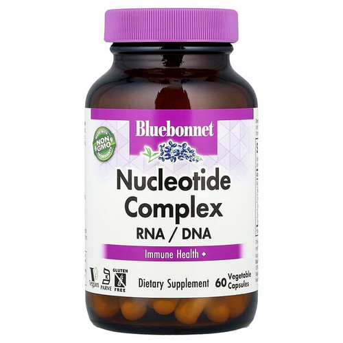<img alt="Bluebonnet Nutrition, Nucleotide Complex, RNA - DNA, 60 Vegetable Capsules" title="Bluebonnet Nutrition, Nucleotide Complex, RNA - DNA, 60 Vegetable Capsules,743715012646"
