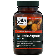 <img alt="Gaia Herbs, Turmeric Supreme, Pain, 120 Vegan Liquid Phyto-Caps" title="Gaia Herbs, Turmeric Supreme, Pain, 120 Vegan Liquid Phyto-Caps,751063146524"
