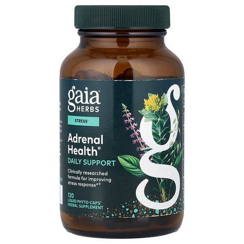 <img alt="Gaia Herbs, Adrenal Health, Daily Support, 120 Liquid Phyto-Caps" title="Gaia Herbs, Adrenal Health, Daily Support, 120 Liquid Phyto-Caps,751063996686"
