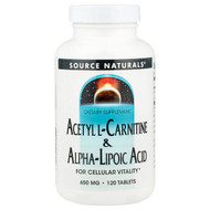 <img alt="Source Naturals, Acetyl L-Carnitine & Alpha-Lipoic Acid, 120 Tablets" title="Source Naturals, Acetyl L-Carnitine & Alpha-Lipoic Acid, 120 Tablets,021078018001"