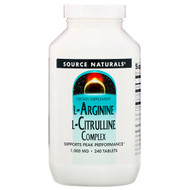 <img alt="Source Naturals, L-Arginine L-Citrulline Complex, 1,000 mg, 240 Tablets" title="Source Naturals, L-Arginine L-Citrulline Complex, 1,000 mg, 240 Tablets,021078020509"