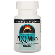 <img alt="Source Naturals, PQQ Mind, 60 Tablets" title="Source Naturals, PQQ Mind, 60 Tablets,021078025191"