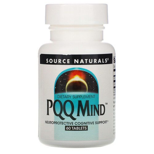 <img alt="Source Naturals, PQQ Mind, 60 Tablets" title="Source Naturals, PQQ Mind, 60 Tablets,021078025191"