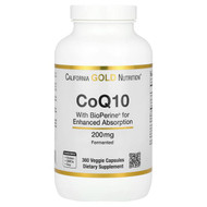<img alt="California Gold Nutrition, CoQ10 with Bioperine Black Pepper Extract, 200 mg, 360 Veggie Capsules" title="California Gold Nutrition, CoQ10 with Bioperine Black Pepper Extract, 200 mg, 360 Veggie Capsules,898220014279"