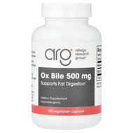 <img alt="Allergy Research Group, Ox Bile, 500 mg, 100 Vegetarian Capsules" title="Allergy Research Group, Ox Bile, 500 mg, 100 Vegetarian Capsules,713947708501"