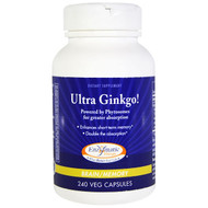 Enzymatic Therapy Ultra Ginkgo -- 240 Vegetarian Capsules