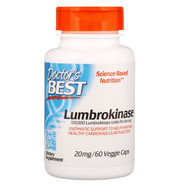 <img alt="Doctors Best, Lumbrokinase, 20 mg, 60 Veggie Caps" title="Doctors Best, Lumbrokinase, 20 mg, 60 Veggie Caps,753950001817"