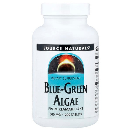 <img alt="Source Naturals, Blue-Green Algae, 500 mg, 200 Tablets" title="Source Naturals, Blue-Green Algae, 500 mg, 200 Tablets,021078001737"