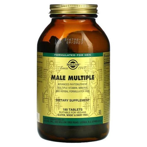 <img alt="Solgar, Male Multiple, 180 Tablets" title="Solgar, Male Multiple, 180 Tablets,033984017146"