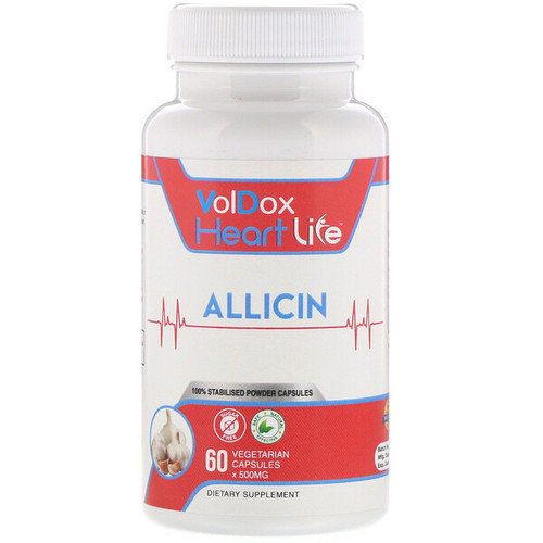 <img alt="Allimax, HeartLife, Allicin, 500 mg, 60 Vegetarian Capsules" title="Allimax, HeartLife, Allicin, 500 mg, 60 Vegetarian Capsules,7426968122098"