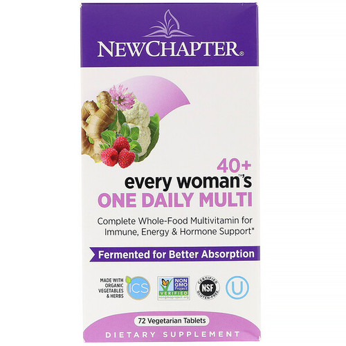 <img alt="New Chapter, 40+ Every Womans One Daily Multi, 72 Vegetarian Tablets" title="New Chapter, 40+ Every Womans One Daily Multi, 72 Vegetarian Tablets,727783003676"