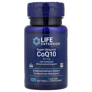 <img alt="Life Extension, Super Ubiquinol CoQ10 with Enhanced Mitochondrial Support, 50 mg, 100 Softgels" title="Life Extension, Super Ubiquinol CoQ10 with Enhanced Mitochondrial Support, 50 mg, 100 Softgels,737870142515"