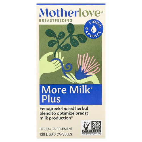 <img alt="Motherlove, Breastfeeding, More Milk Plus, 120 Liquid Capsules" title="Motherlove, Breastfeeding, More Milk Plus, 120 Liquid Capsules,759160510026"