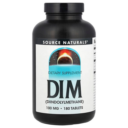 <img alt="Source Naturals, DIM, 100 mg, 180 Tablets" title="Source Naturals, DIM, 100 mg, 180 Tablets,021078020448"