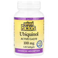 <img alt="Natural Factors, Ubiquinol, Active CoQ10, 100 mg, 120 Softgels" title="Natural Factors, Ubiquinol, Active CoQ10, 100 mg, 120 Softgels,068958207285"
