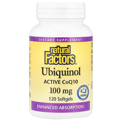 <img alt="Natural Factors, Ubiquinol, Active CoQ10, 100 mg, 120 Softgels" title="Natural Factors, Ubiquinol, Active CoQ10, 100 mg, 120 Softgels,068958207285"
