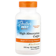 <img alt="Doctors Best, High Absorption CoQ10 , 200 mg, 180 Veggie Caps" title="Doctors Best, High Absorption CoQ10 , 200 mg, 180 Veggie Caps,753950003293"