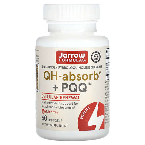 <img alt="Jarrow Formulas, QH-Absorb + PQQ, 60 Softgels" title="Jarrow Formulas, QH-Absorb + PQQ, 60 Softgels,790011060284"