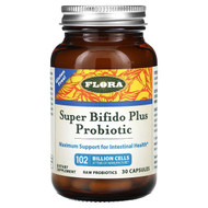 <img alt="Flora, Super Bifido Plus Probiotic, 102 Billion Cells, 30 Capsules" title="Flora, Super Bifido Plus Probiotic, 102 Billion Cells, 30 Capsules,061998619728"