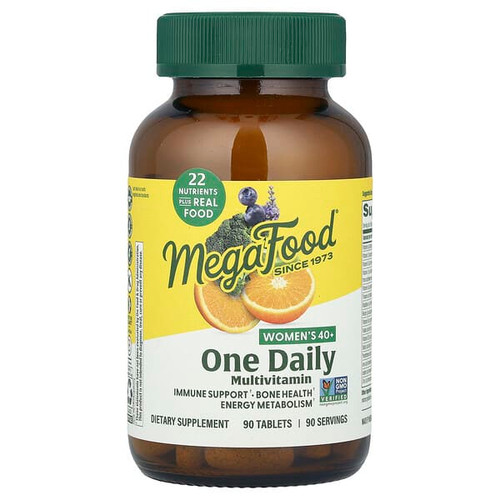 <img alt="MegaFood, Womens 40+ One Daily Multivitamin, 90 Tablets" title="MegaFood, Womens 40+ One Daily Multivitamin, 90 Tablets,051494102671"