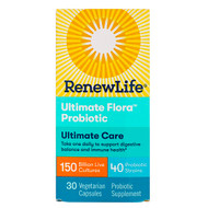 <img alt="Renew Life, Extra Care, Ultimate Flora Probiotic, 150 Billion Live Cultures, 30 Vegetable Capsules" title="Renew Life, Extra Care, Ultimate Flora Probiotic, 150 Billion Live Cultures, 30 Vegetable Capsules,631257156709"