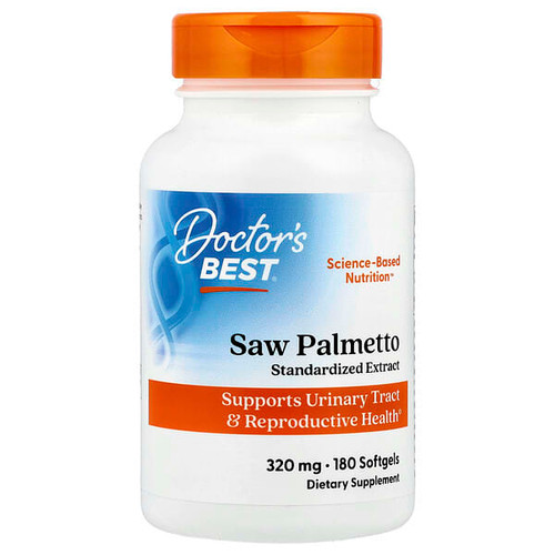 <img alt="Doctors Best, Saw Palmetto, Standardized Extract, 320 mg, 180 Softgels" title="Doctors Best, Saw Palmetto, Standardized Extract, 320 mg, 180 Softgels,753950002722"