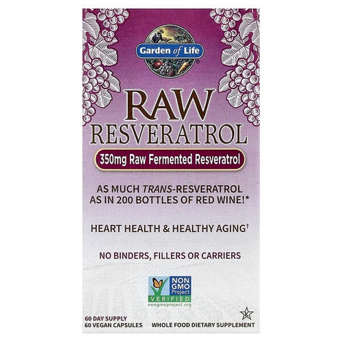 <img alt="Garden of Life, RAW Resveratrol, 60 Vegan Capsules" title="Garden of Life, RAW Resveratrol, 60 Vegan Capsules,658010115919"