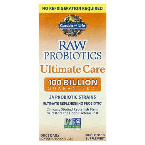 <img alt="Garden of Life, RAW Probiotics, Ultimate Care, Shelf-Stable, 30 Vegetarian Capsules" title="Garden of Life, RAW Probiotics, Ultimate Care, Shelf-Stable, 30 Vegetarian Capsules,658010123334"