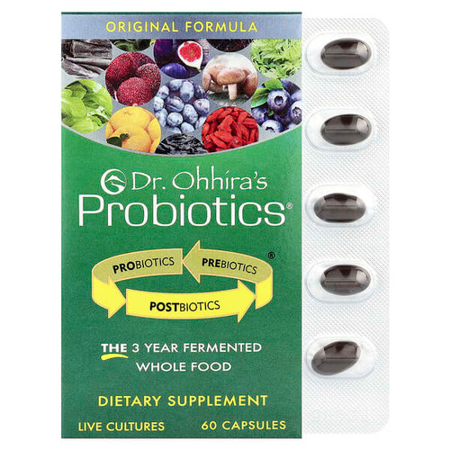 <img alt="Dr. Ohhiras, Probiotics, Original Formula, 60 Capsules" title="Dr. Ohhiras, Probiotics, Original Formula, 60 Capsules,695927121251"