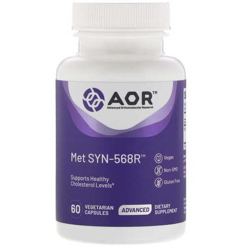 <img alt="Advanced Orthomolecular Research AOR, Met SYN-568R, 60 Vegetarian Capsules" title="Advanced Orthomolecular Research AOR, Met SYN-568R, 60 Vegetarian Capsules,624917081022"
