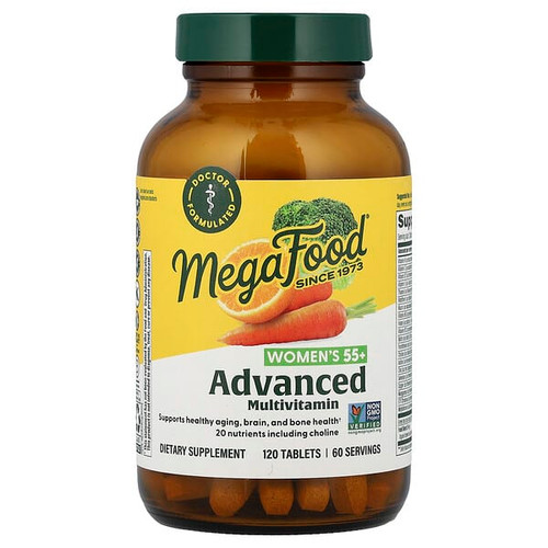 <img alt="MegaFood, Womens 55+, Advanced Multivitamin, 120 Tablets" title="MegaFood, Womens 55+, Advanced Multivitamin, 120 Tablets,051494103272"