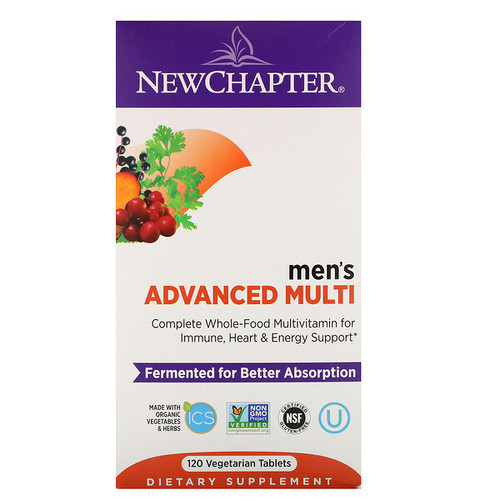 <img alt="New Chapter, Every Man Multivitamin, 120 Tablets" title="New Chapter, Every Man Multivitamin, 120 Tablets,727783003249"