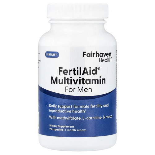 <img alt="Fairhaven Health, FertilAid Multivitamin for Men, 90 Capsules" title="Fairhaven Health, FertilAid Multivitamin for Men, 90 Capsules,895749000059"
