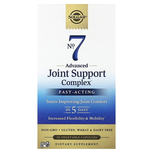 <img alt="Solgar, No. 7, Advanced Joint Support Complex, 90 Vegetable Capsules" title="Solgar, No. 7, Advanced Joint Support Complex, 90 Vegetable Capsules,033984504981"