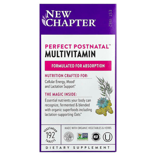 <img alt="New Chapter, Perfect Postnatal Multivitamin, 192 Vegetarian Tablets" title="New Chapter, Perfect Postnatal Multivitamin, 192 Vegetarian Tablets,727783900586"